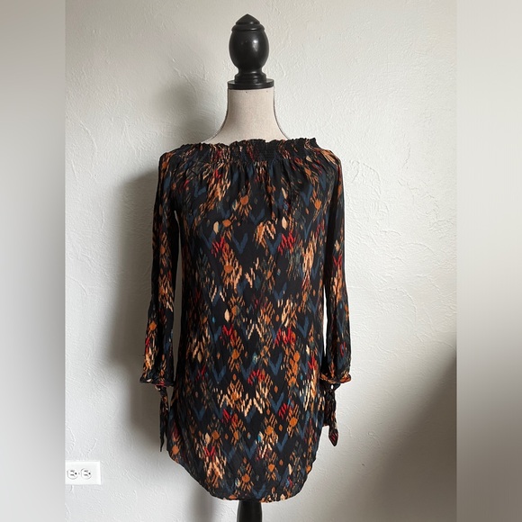 beachlunchlounge Off Shoulder Mae Boho Dress Womens Size Small - Picture 9 of 11